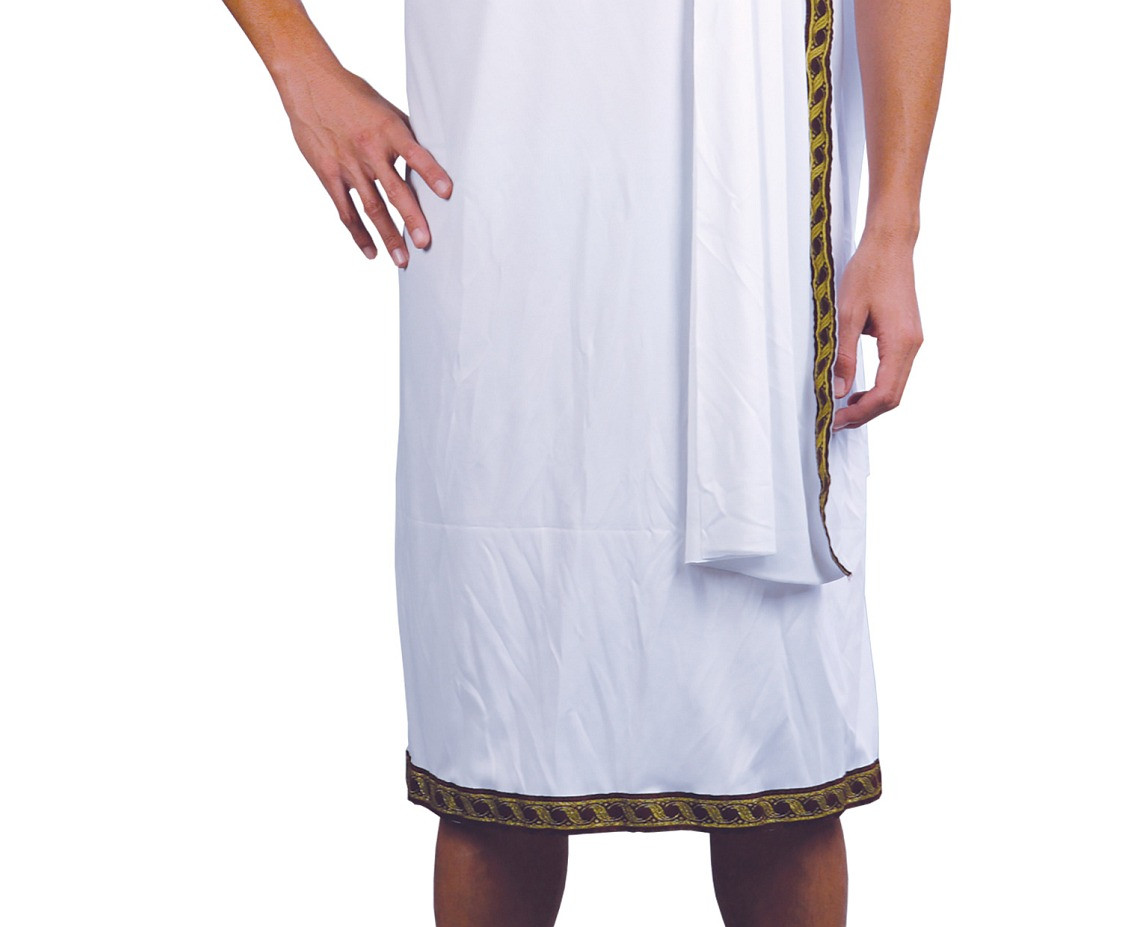 Role play-set for adult Caesar (toga, hairband, armbands), size 52